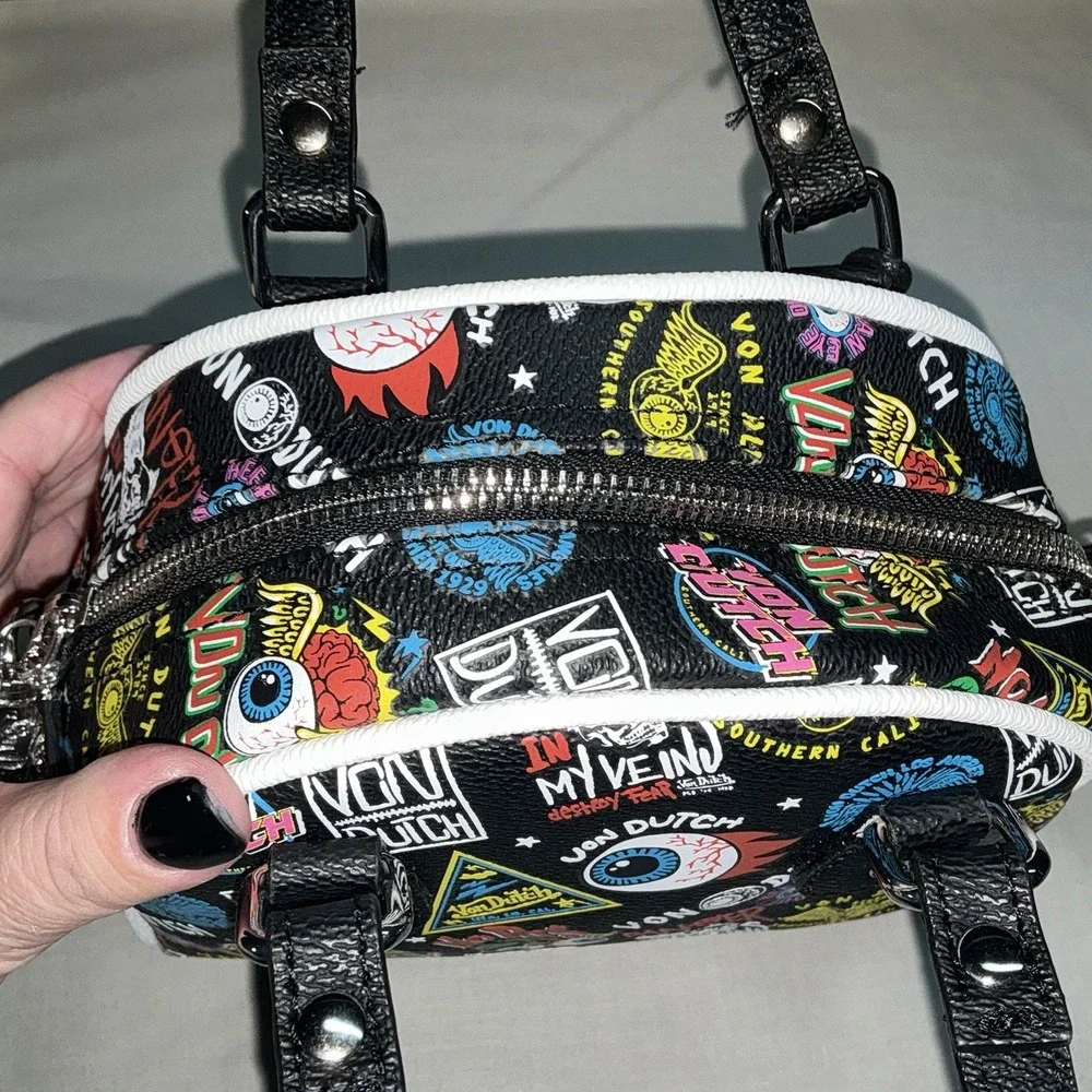 Von Dutch Hanna Bag Black Jax New With Tags